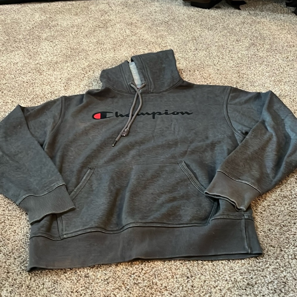 Gray champion sweatshirt